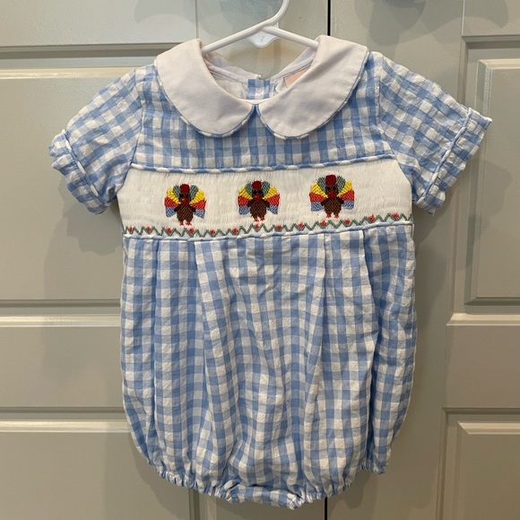 Smocked Turkey Bubble - Picture 1 of 5